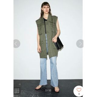 タグ付き【moussy】VINTAGE LIKE MILITARY VEST