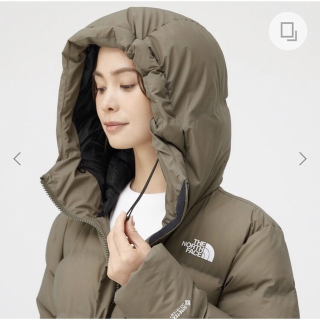 THE NORTH FACE(ザノースフェイス)のTHE NORTH FACE  マタニティダウンコート　ウォルナット レディースのジャケット/アウター(ダウンジャケット)の商品写真