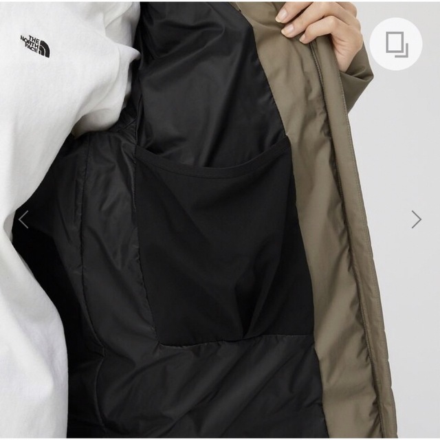 THE NORTH FACE(ザノースフェイス)のTHE NORTH FACE  マタニティダウンコート　ウォルナット レディースのジャケット/アウター(ダウンジャケット)の商品写真