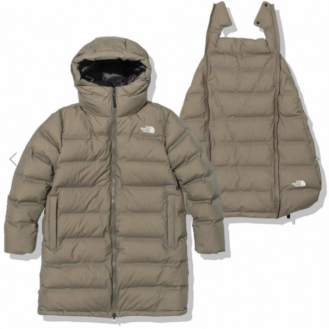 THE NORTH FACE(ザノースフェイス)のTHE NORTH FACE  マタニティダウンコート　ウォルナット レディースのジャケット/アウター(ダウンジャケット)の商品写真