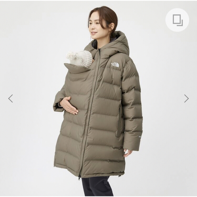 THE NORTH FACE(ザノースフェイス)のTHE NORTH FACE  マタニティダウンコート　ウォルナット レディースのジャケット/アウター(ダウンジャケット)の商品写真