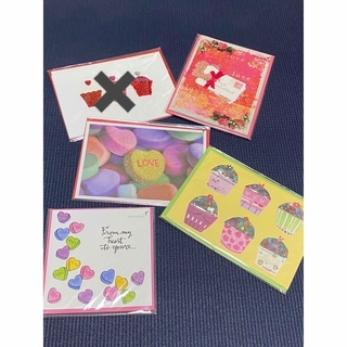 アメリカ　パピルス　バレンタインカードセット(カード/レター/ラッピング)