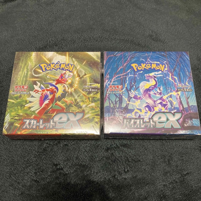 ポケモンカード スカーレットex バイオレットex シュリンク付き 各1BOX