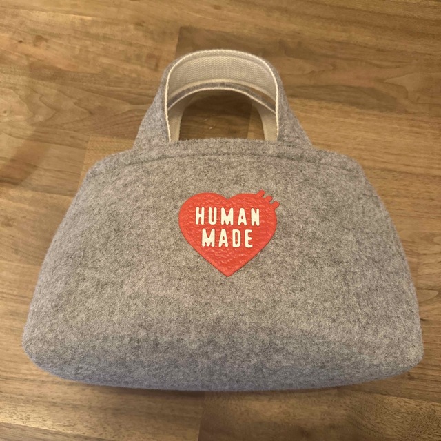 HUMAN MADE FELT TOTE BAG SMALL "Grey"