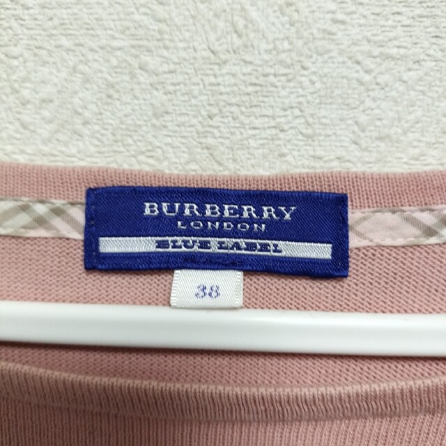 BURBERRY BLUE LABEL(バーバリーブルーレーベル)のBURBERRY BLUELABEL　ピンク　セーター レディースのトップス(ニット/セーター)の商品写真