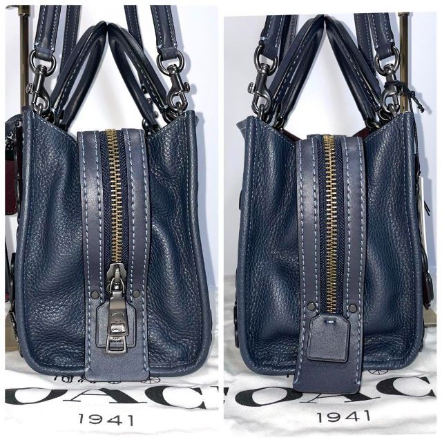 最低価格の - COACH ☆極美品☆coach ティーローズ アップリケ 2way