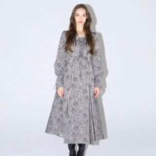 バブルス(Bubbles)のmelt the lady flower jacquard long dress(ロングワンピース/マキシワンピース)