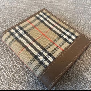 【レア】生産終了 Burberrys レディース二つ折り財布