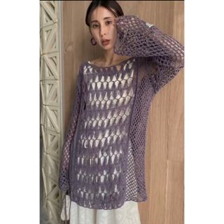 アメリヴィンテージ(Ameri VINTAGE)のnaさた専用　AMERI MEDI 2WAY CROCHET KNIT(ニット/セーター)