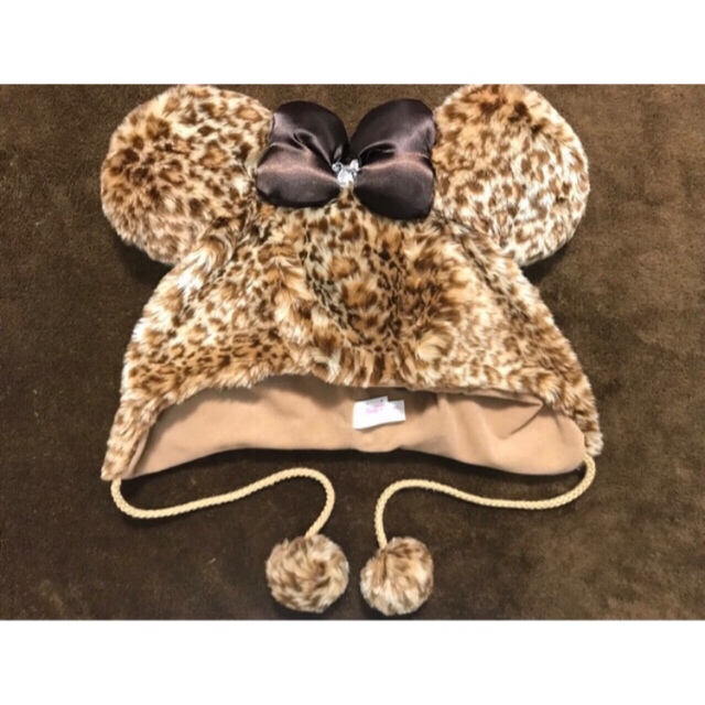 ミニー ディズニー カチューシャ ヒョウ柄 スパンコール ミニー ディズニー カチューシャ ヒョウ柄 スパンコール