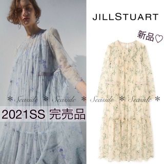 ジルスチュアート(JILLSTUART)の新品♡21SS ジルスチュアート　ワンピース　完売品　定価34,100円　レース(ひざ丈ワンピース)