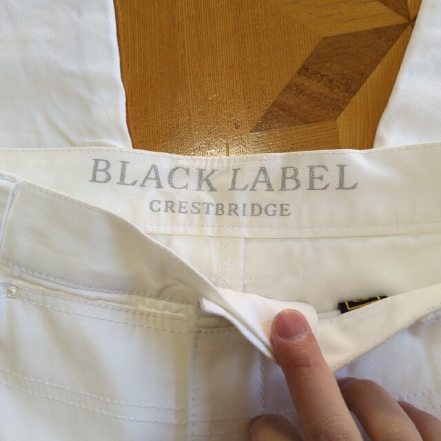 BLACK LABEL CRESTBRIDGE デニム ジーンズ 美品 M 白 3