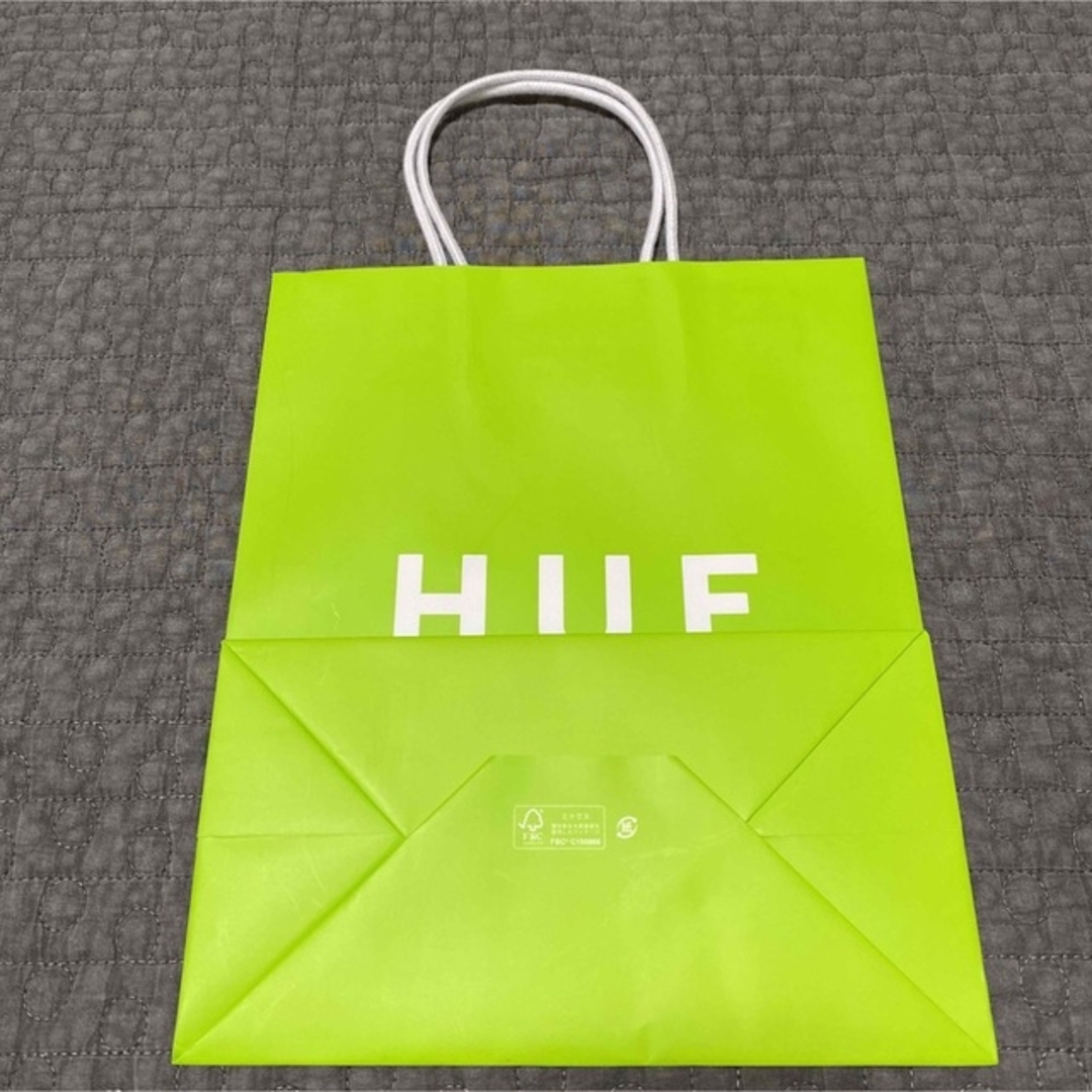 HUF(ハフ)の新品　ハフショップ袋 レディースのバッグ(ショップ袋)の商品写真