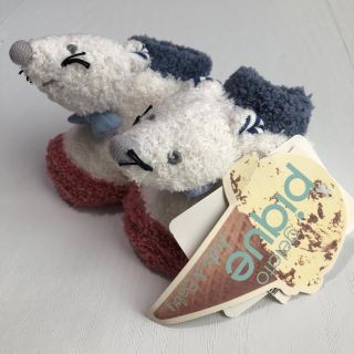 ジェラートピケ(gelato pique)のジェラートピケ ベビー モコモコネズミソックス 7-9cm(靴下/タイツ)