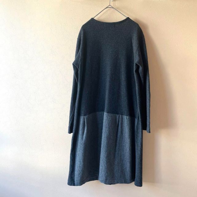 ZUCCa/ズッカ　カットソー　チュニックワンピース ZUCCa - 【ZUCCa】ズッカ コードたたきつけ チュニック