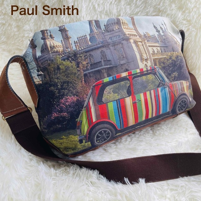 希少！良品！Paul Smith ポールスミス⭐️ショルダーバッグ ミニクーパー