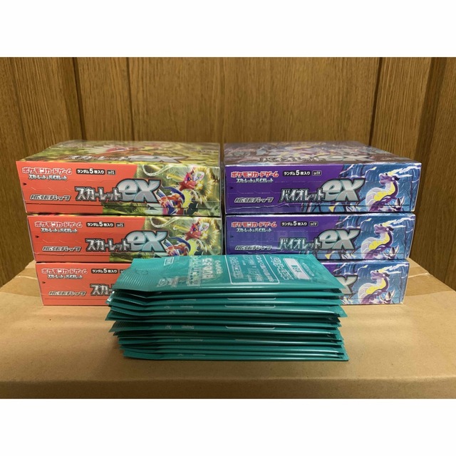 最高級 ポケモンカードバイオレットex スカーレットex 6BOX シュリンク