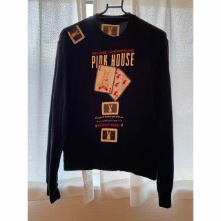 美品✨PINK HOUSE トレーナー 黒 L