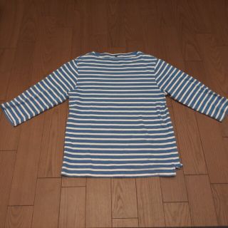 ムジルシリョウヒン(MUJI (無印良品))の無印　ボーダー　シャツ　七分袖(Tシャツ/カットソー(七分/長袖))