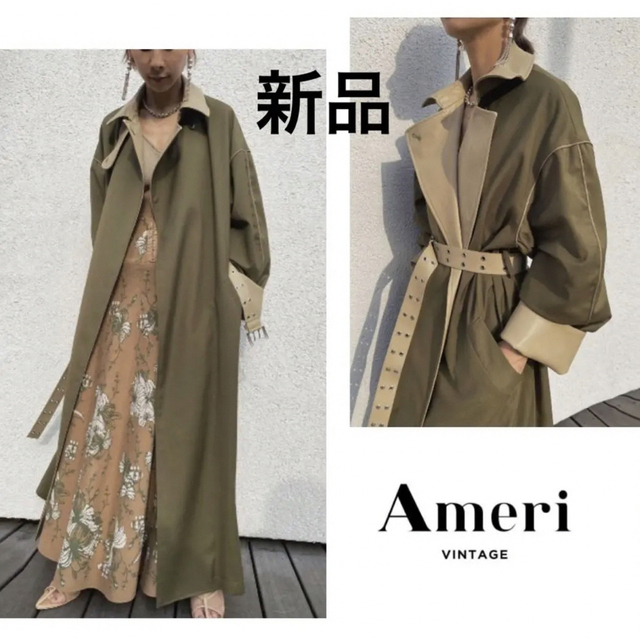 Ameri VINTAGE(アメリヴィンテージ)の週末sale❤️新品  AMERI VINTAGE  ドッキングコート  レディースのジャケット/アウター(ロングコート)の商品写真