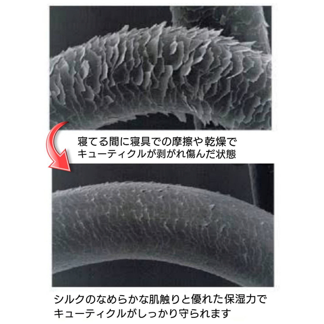 ㉙ ナイトキャップ シルク100% ロング フリーサイズ ブラック ツヤ髪 美髪 レディースの帽子(その他)の商品写真