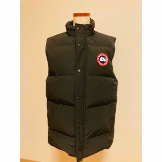 カナダグース(CANADA GOOSE)のカナダグース Garson コットン×ポリエステル×ナイロン M ブラック(ダウンベスト)