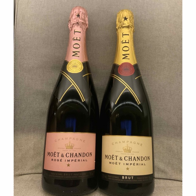 モエシャンドン 白ブリュット&ロゼ 2本セット 750ml 食品/飲料/酒 酒