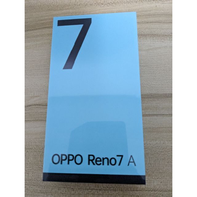 新品未開封品　OPPO Reno7 スターリーブラック