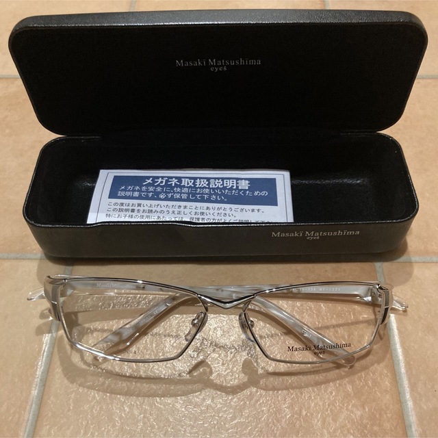 MASAKI MATSUSHIMA(マサキマツシマ)のマサキマツシマMF1221-1 58-15-136 定価41800円 メンズのファッション小物(サングラス/メガネ)の商品写真