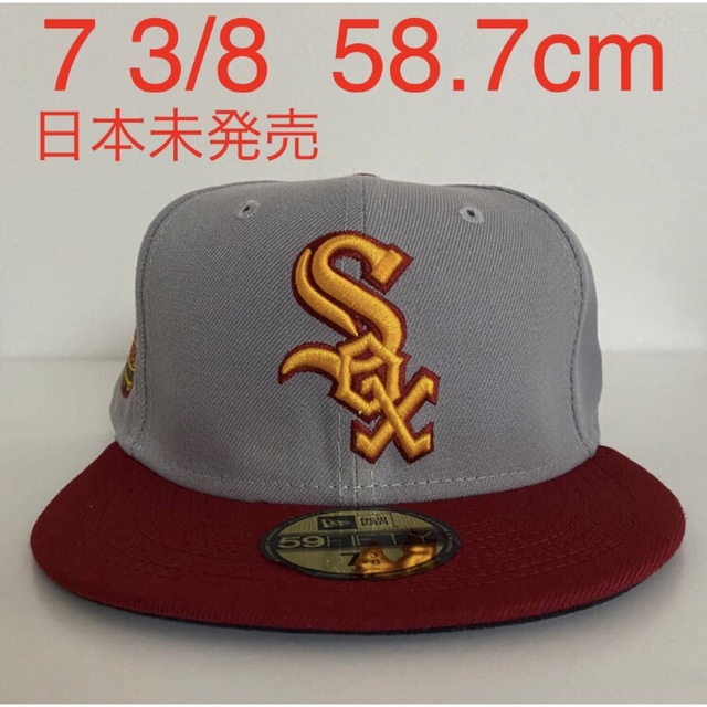 New Era Cap 3/8 ツバ裏ブラック ニューエラ ホワイトソックス