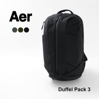 エアー(AER)のAer Duffel Pack 3 Black(バッグパック/リュック)