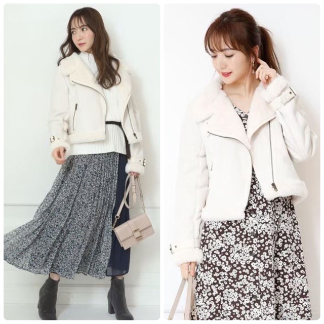 Apuweiser-riche - 🌼美品🌼エコファームートンライダースの通販 by Apuweiser-riche - 🌼美品🌼エコファームートンライダースの通販 by