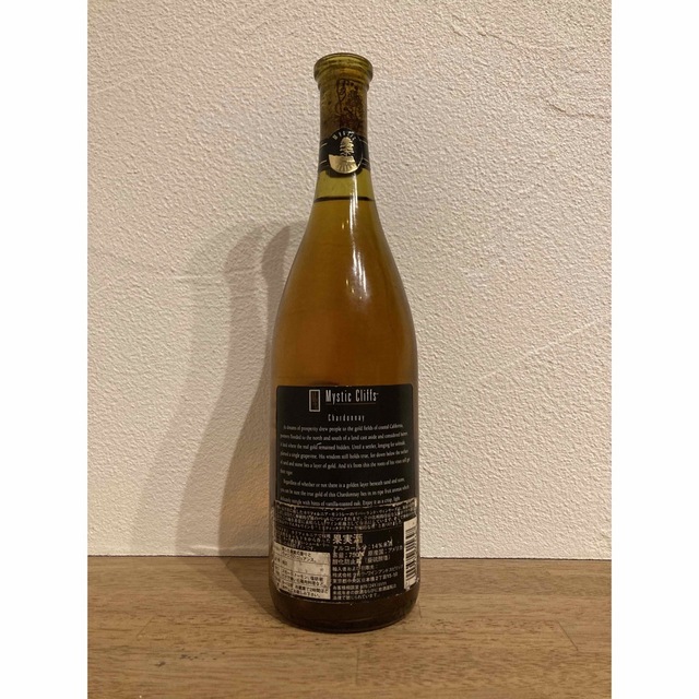【希少白ワイン】Mystic Cliffs Chardonnay 1998 食品/飲料/酒の酒(ワイン)の商品写真