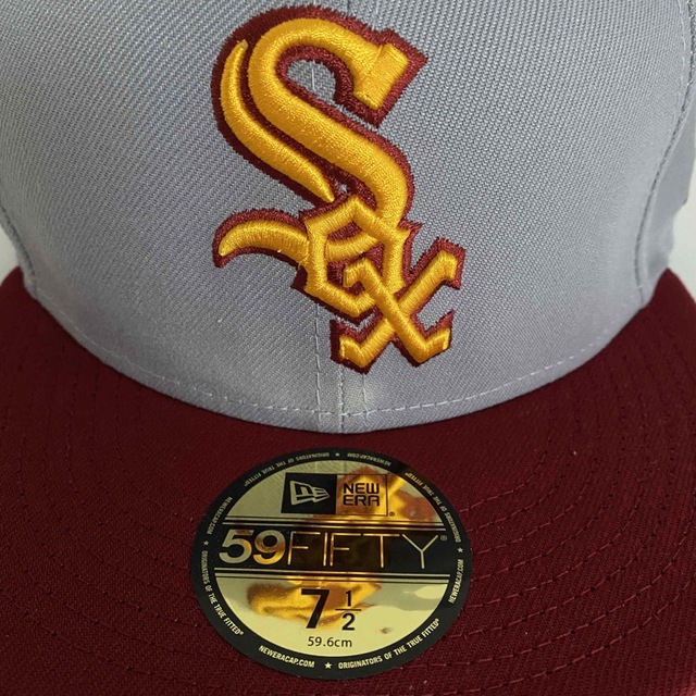 New Era Cap 1/2 ツバ裏ブラック ニューエラ ホワイトソックス