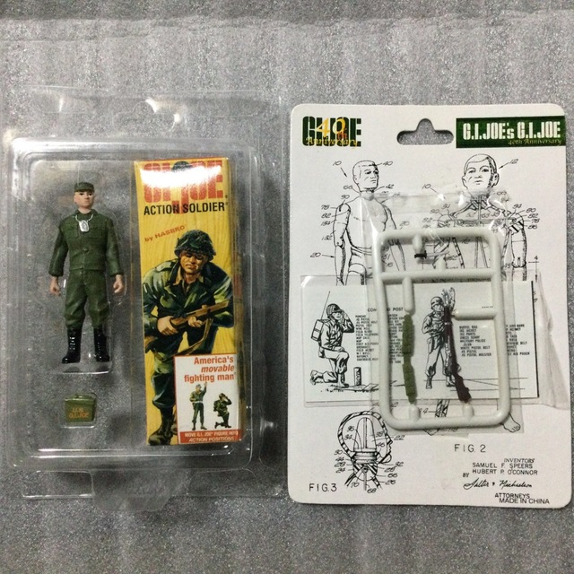 GI JOE ミニチュアフィギュア　2種　ミニチュアパッケージ付き