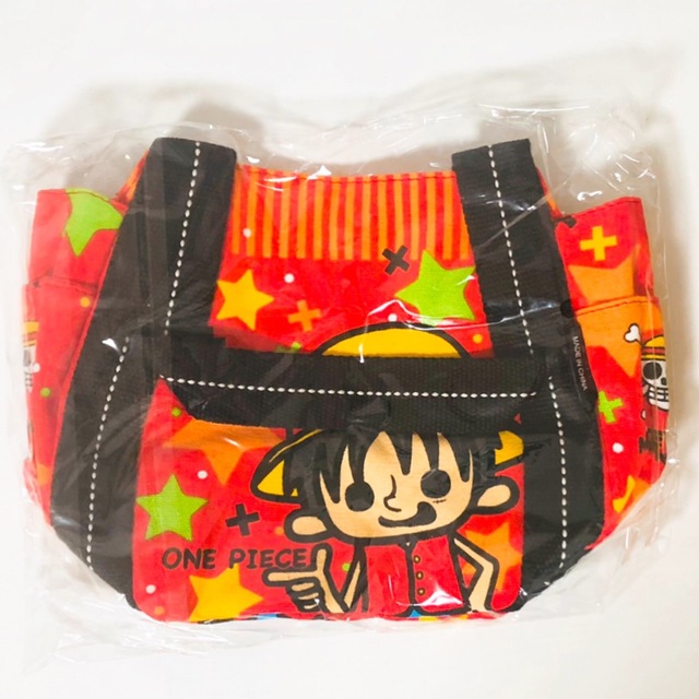 新品★ONE PIECE【ルフィ】バルーンバッグ★赤色★2点セット 1