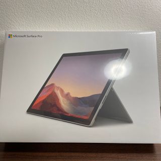 マイクロソフト(Microsoft)のマイクロソフト Surface Pro 7 PUV-00014 プラチナ(ノートPC)