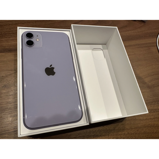 ご注意ください iPhone 11 パープル 256 GB SIMフリー