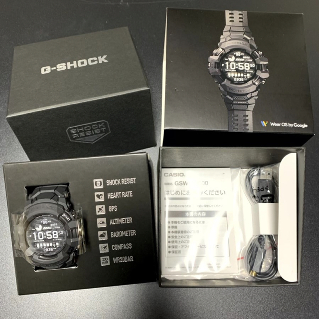 CASIO G-SHOCK G-SQUAD PRO GSW-H1000-1AJRジーショック