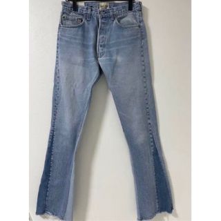 クロムハーツ(Chrome Hearts)のレシート付 国内品 GALLERY DEPT LA フレア デニム パンツ 31(デニム/ジーンズ)