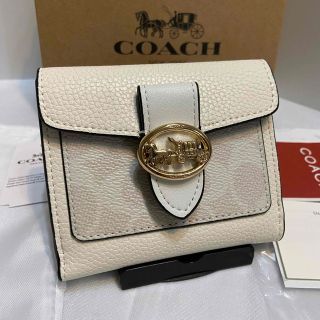 コーチ(COACH)の★送料込■COACH二つ折り財布 7250 ジョージー スモールウォレット 新品(財布)