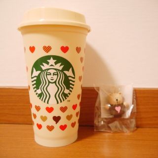 スターバックス(Starbucks)のスターバックス　バレンタイン 2023 ベアリスタ　リユーザブルカップ(容器)