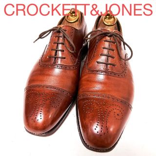 クロケットアンドジョーンズ(Crockett&Jones)の35.CROCKETT&JONES ハンドグレードライン セミブローグ 7.5E(ドレス/ビジネス)