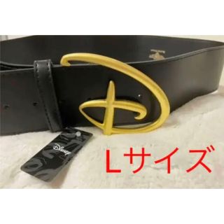 ディズニー(Disney)のディズニー　Dロゴバックルベルト　Buckle-Down ゴールド　2.75LG(ベルト)