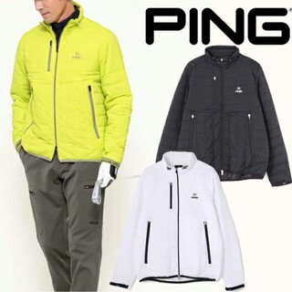 【PING】美品/ピン/防風撥水/中綿ジャケット/ゴルフウェア/メンズ ＬＬ