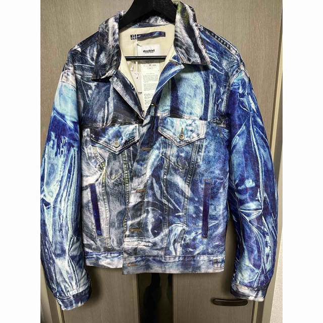 DOUBLET MIRAGE PRINTED DENIM JACKET 1