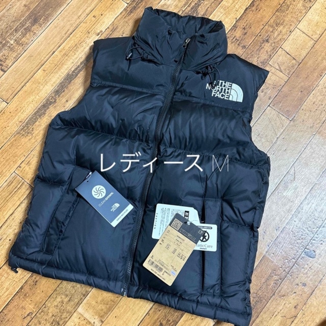 M North Face ヌプシ ダウン ベスト  ブラック 1