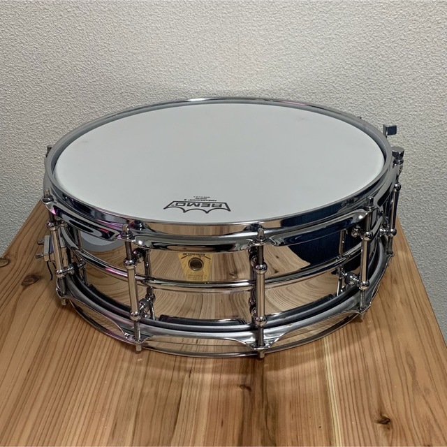 Ludwig LB400BT Chrome Over Brass 14×5 大割引