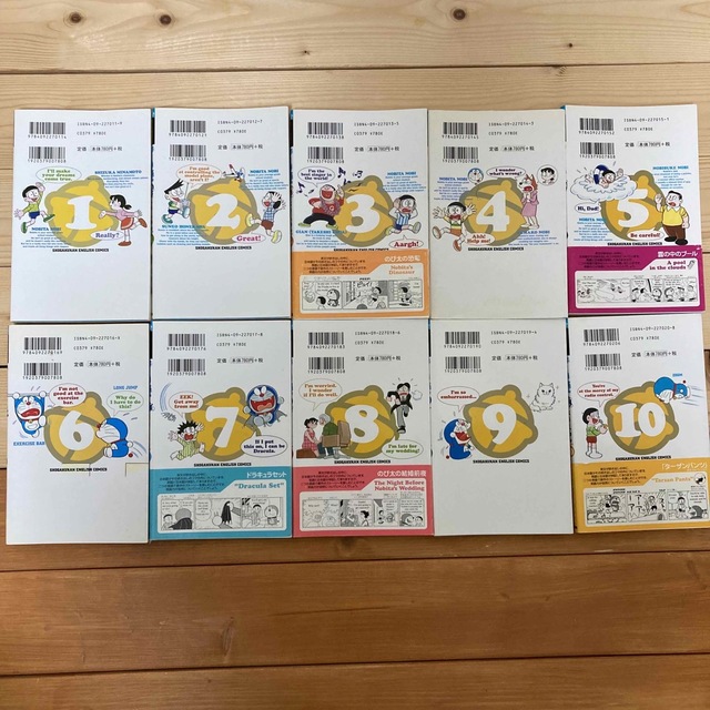 英語版 Doraemon(ドラエモン)1-10巻 日本語訳付き 英語版 Doraemon(ドラエモン)1-10巻 日本語訳付き