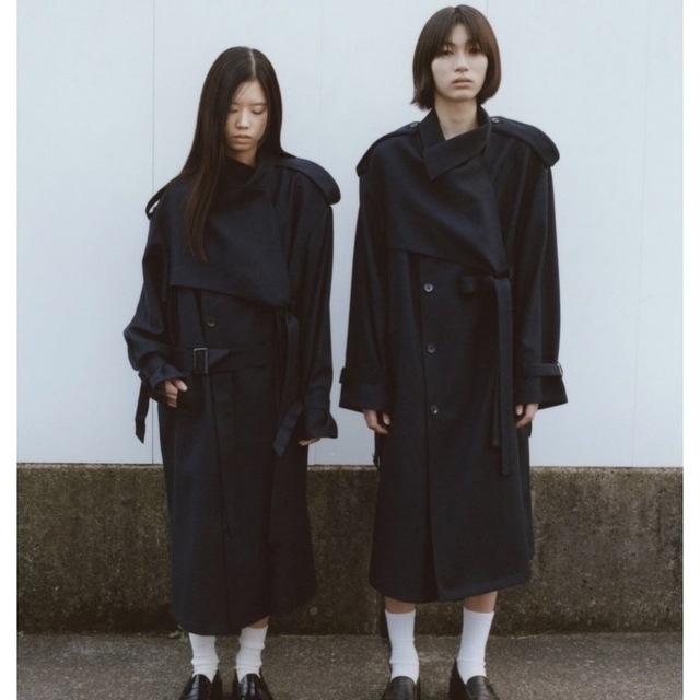 keisuke yoshida Belted Trench Coat